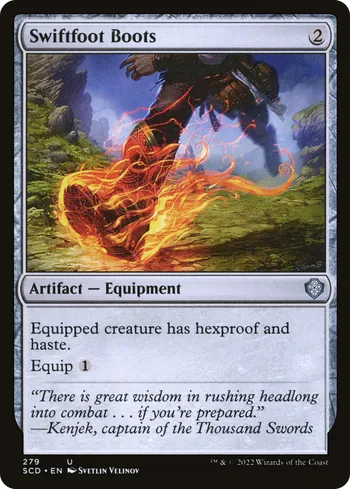 Swiftfoot Boots, Magic: The Gathering Karte