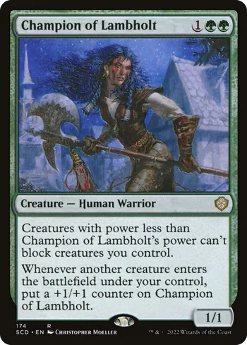 Champion of Lambholt, Magic: The Gathering card