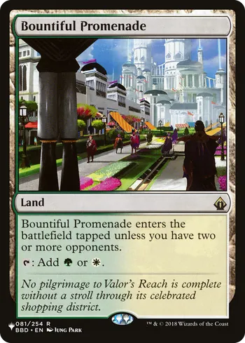 Bountiful Promenade, Magic: The Gathering card