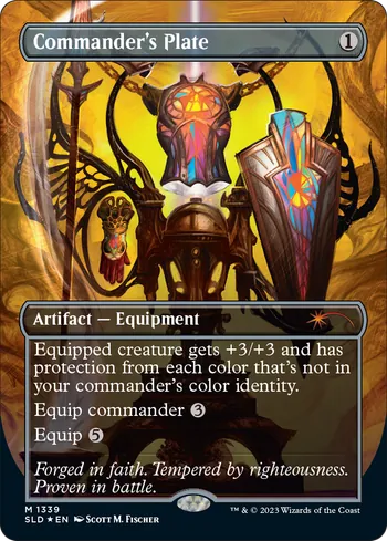 Commander's Plate, Magic: The Gathering card