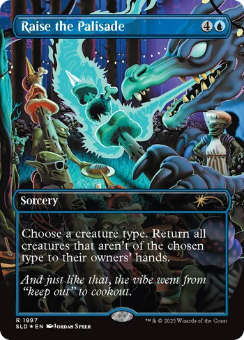 Raise the Palisade, Magic: The Gathering card