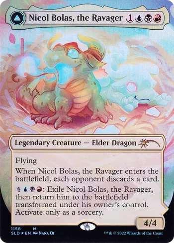 Nicol Bolas, the Ravager // Nicol Bolas, the Arisen, Magic: The Gathering Karte
