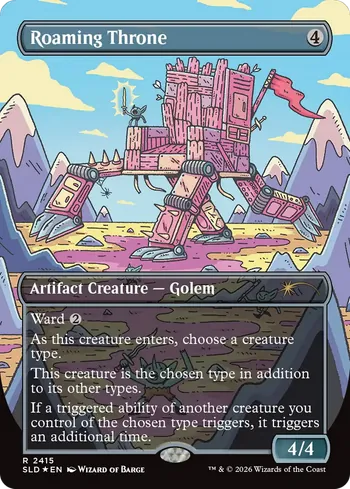 Roaming Throne, Magic: The Gathering card