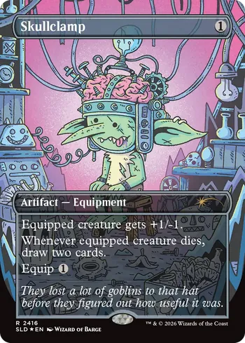 Skullclamp, Magic: The Gathering card