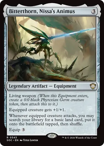 Bitterthorn, Nissa's Animus, Magic: The Gathering card