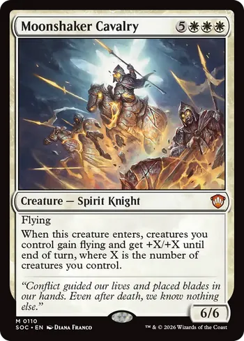 Moonshaker Cavalry, Magic: The Gathering card
