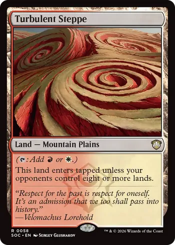 Turbulent Steppe, Magic: The Gathering card