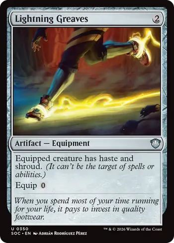 Lightning Greaves, Magic: The Gathering card