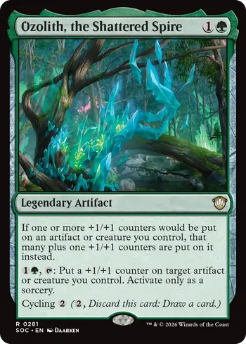 Ozolith, the Shattered Spire, Magic: The Gathering card
