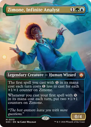 Zimone, Infinite Analyst, Magic: The Gathering card