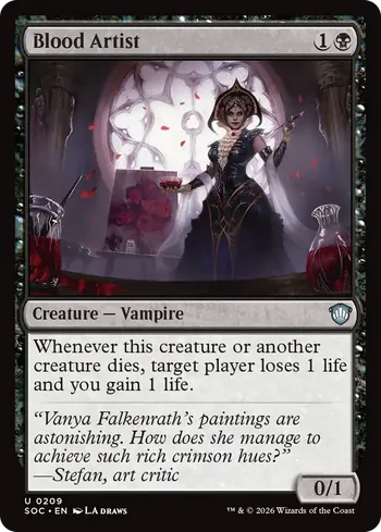 Blood Artist, Magic: The Gathering card
