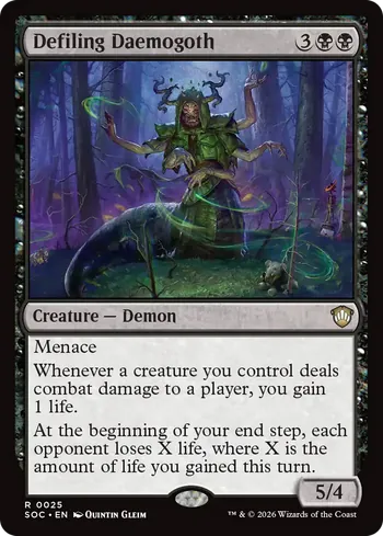 Defiling Daemogoth, Magic: The Gathering card
