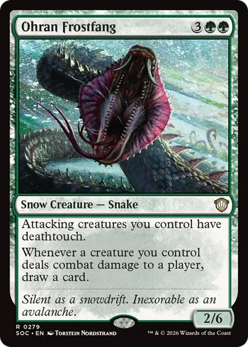 Ohran Frostfang, Magic: The Gathering card