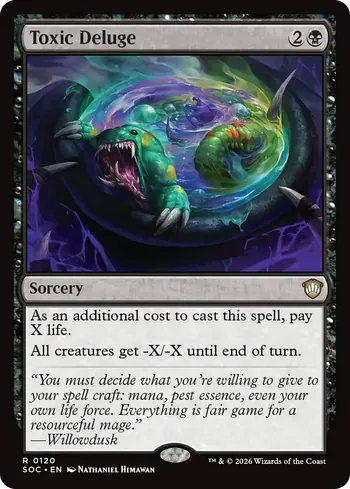 Toxic Deluge, Magic: The Gathering card