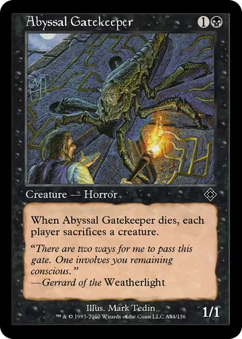 Abyssal Gatekeeper, Magic: The Gathering card