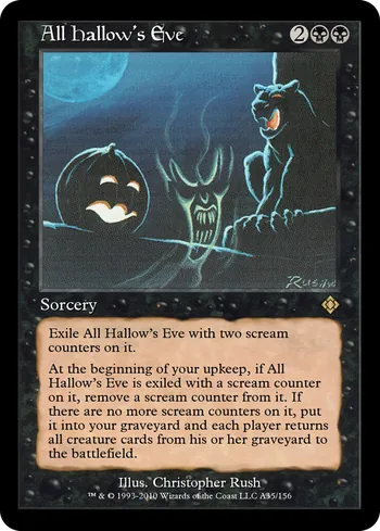 All Hallow's Eve, Magic: The Gathering card