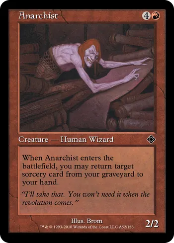 Anarchist, Magic: The Gathering card