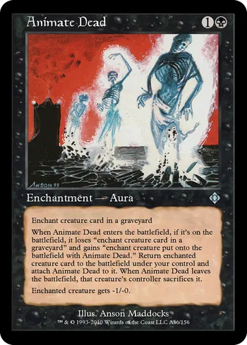 Animate Dead, Magic: The Gathering card