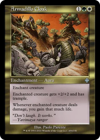 Armadillo Cloak, Magic: The Gathering card