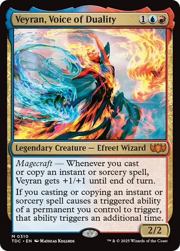 Veyran, Voice of Duality, Magic: The Gathering card