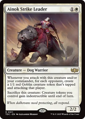 Ainok Strike Leader, Magic: The Gathering card