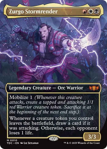 Zurgo Stormrender, Magic: The Gathering card