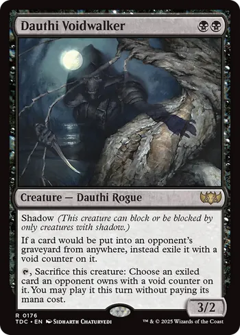 Dauthi Voidwalker, Magic: The Gathering card