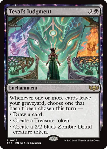 Teval's Judgment, Magic: The Gathering card