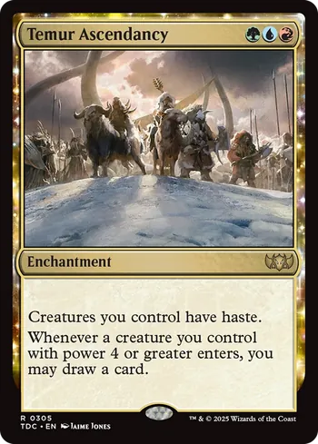 Temur Ascendancy, Magic: The Gathering card
