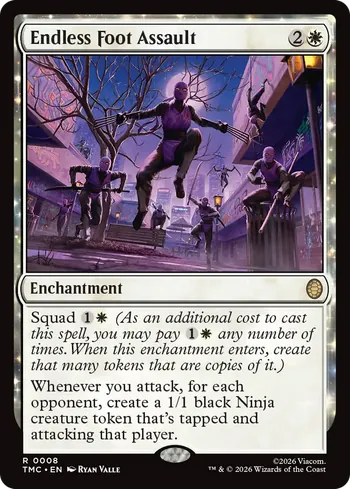 Endless Foot Assault, Magic: The Gathering Karte