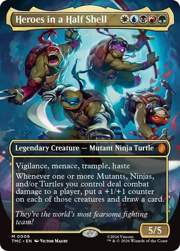 Heroes in a Half Shell, Magic: The Gathering Karte
