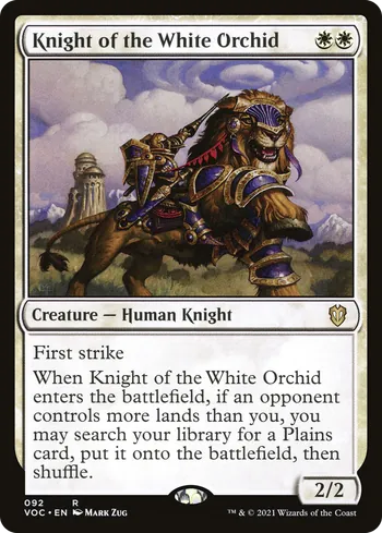 Knight of the White Orchid, Magic: The Gathering card