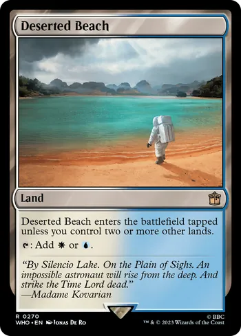 Deserted Beach, Magic: The Gathering card
