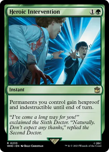 Heroic Intervention, Magic: The Gathering card
