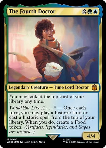 The Fourth Doctor, Magic: The Gathering card