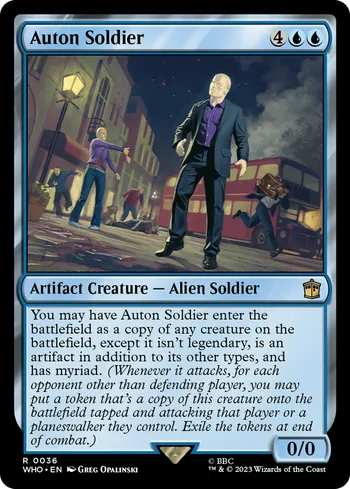 Auton Soldier, Magic: The Gathering card