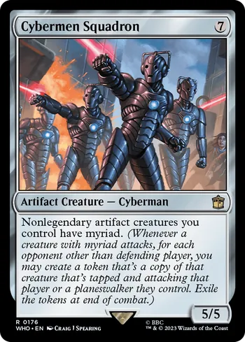 Cybermen Squadron, Magic: The Gathering card