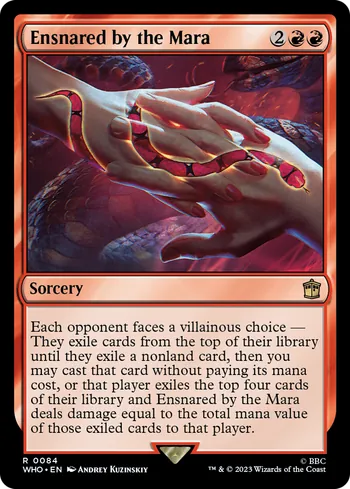 Ensnared by the Mara, Magic: The Gathering card
