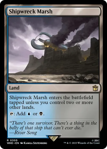 Shipwreck Marsh, Magic: The Gathering card