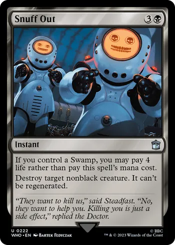 Snuff Out, Magic: The Gathering card