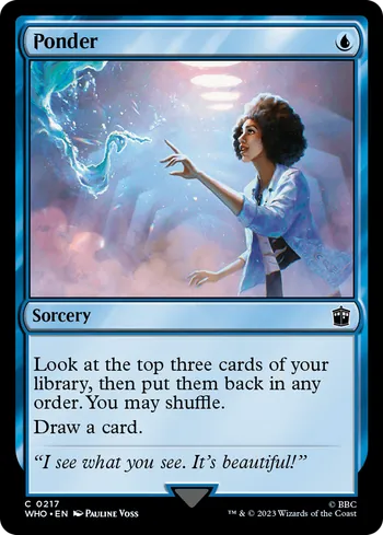 Ponder, Magic: The Gathering card