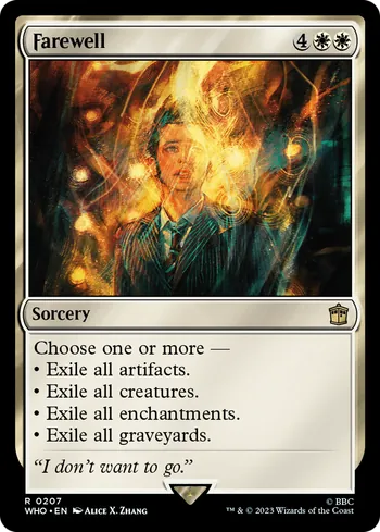 Farewell, Magic: The Gathering card