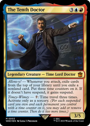 The Tenth Doctor, Magic: The Gathering card