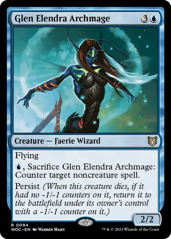 Glen Elendra Archmage, Magic: The Gathering card