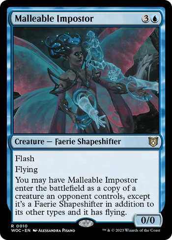 Malleable Impostor, Magic: The Gathering card