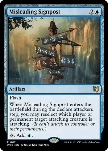 Misleading Signpost, Magic: The Gathering card