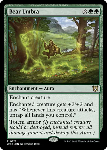 Bear Umbra, Magic: The Gathering card