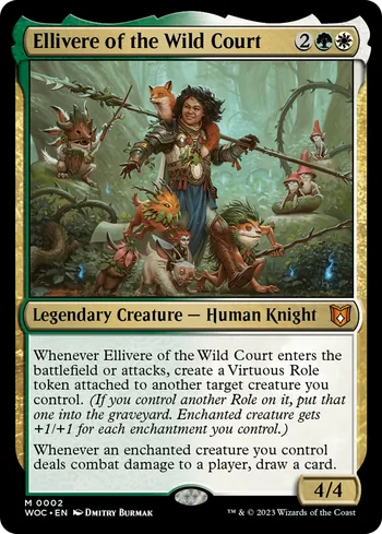 Ellivere of the Wild Court, Magic: The Gathering card