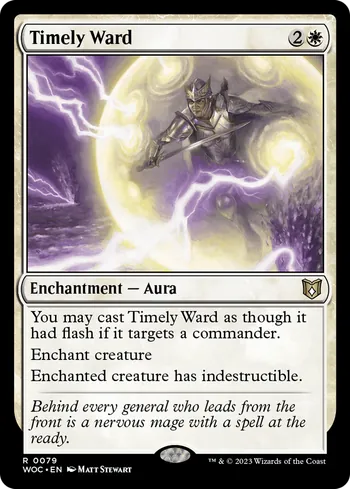 Timely Ward, Magic: The Gathering card