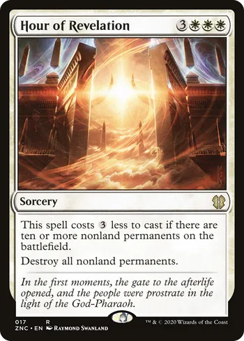 Hour of Revelation, Magic: The Gathering card